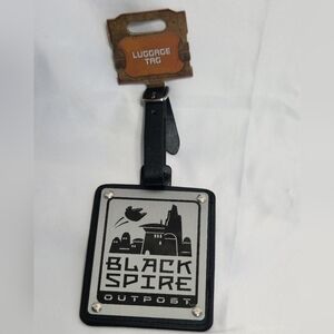 Disney Parks Star Wars Galaxy's Edge Black Spire Outpost Luggage Tag NWT